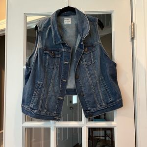 Old Navy sleeveless denim vest